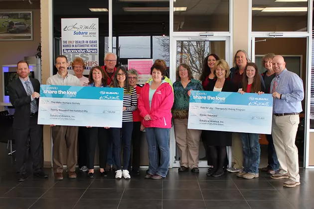 Larry Miller Subaru Boise Gives To Local Charities