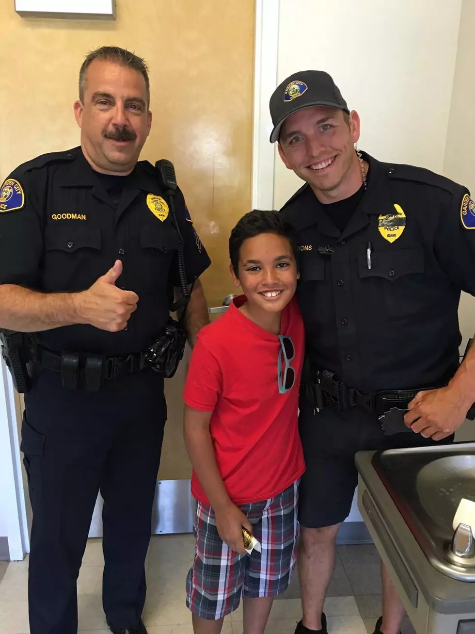 Nicole’s Son Shows His Appreciation For Treasure Valley Police