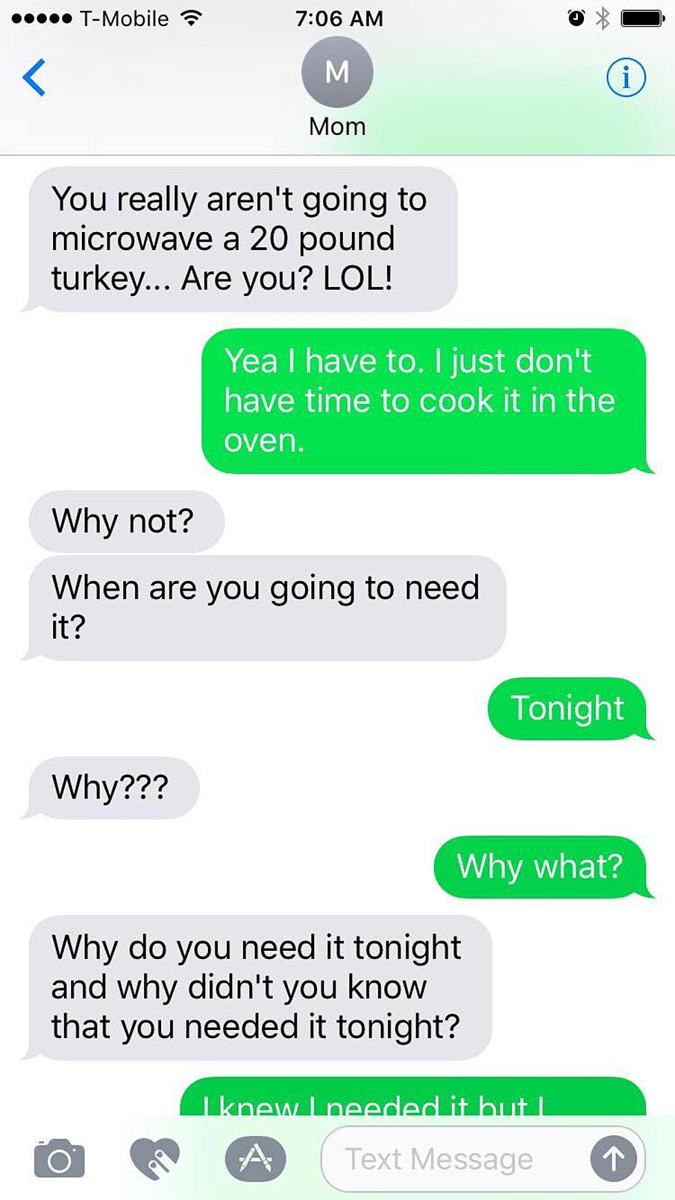 Nicole Texts Her Mom with a Prank She Saw on Facebook