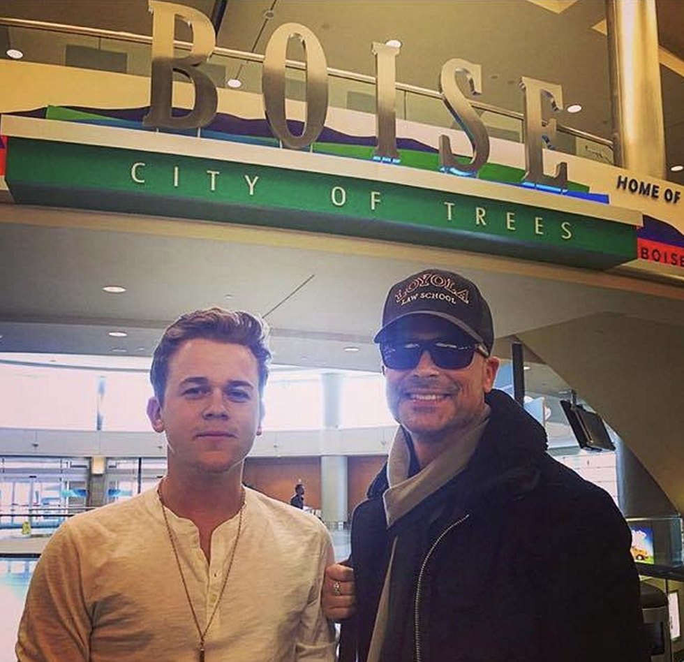 Actor Rob Lowe is Back in Boise