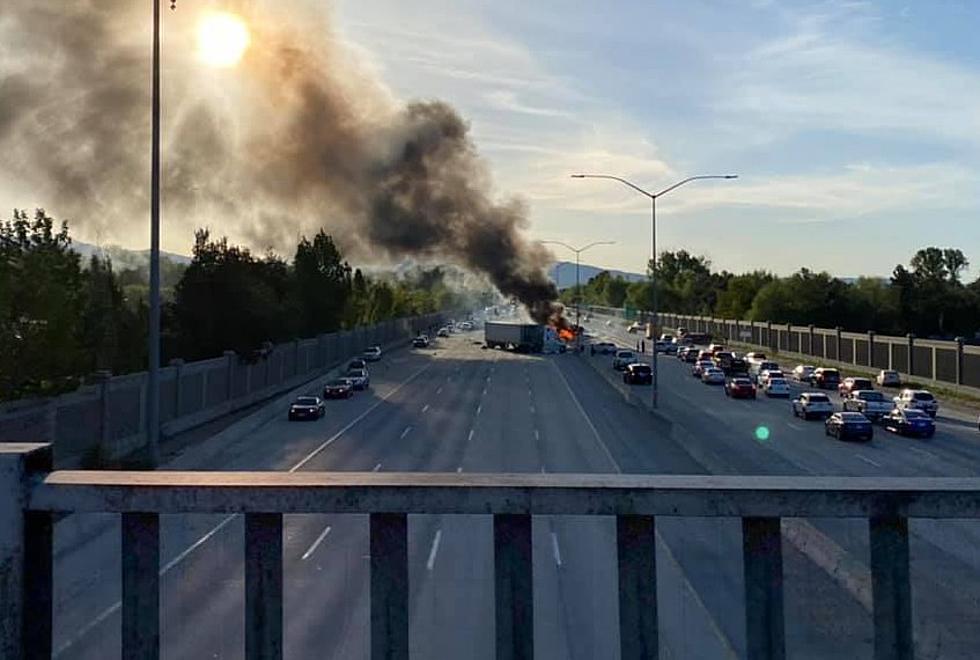 I-84 Semi Truck Fire Causes Hectic Day Of Traffic In The Valley