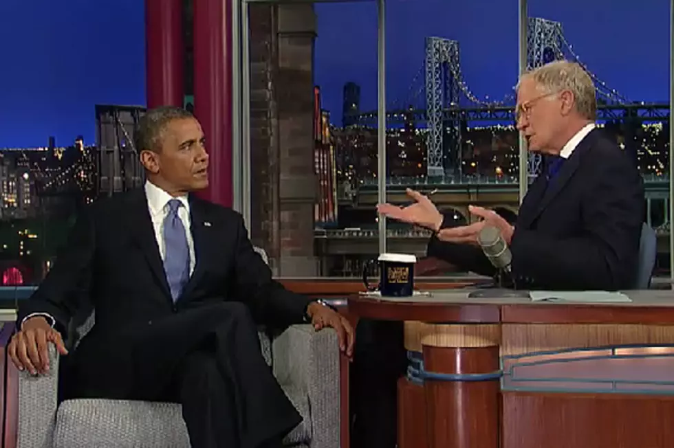 President Obama Appears On The Late Show with David Letterman [VIDEO]