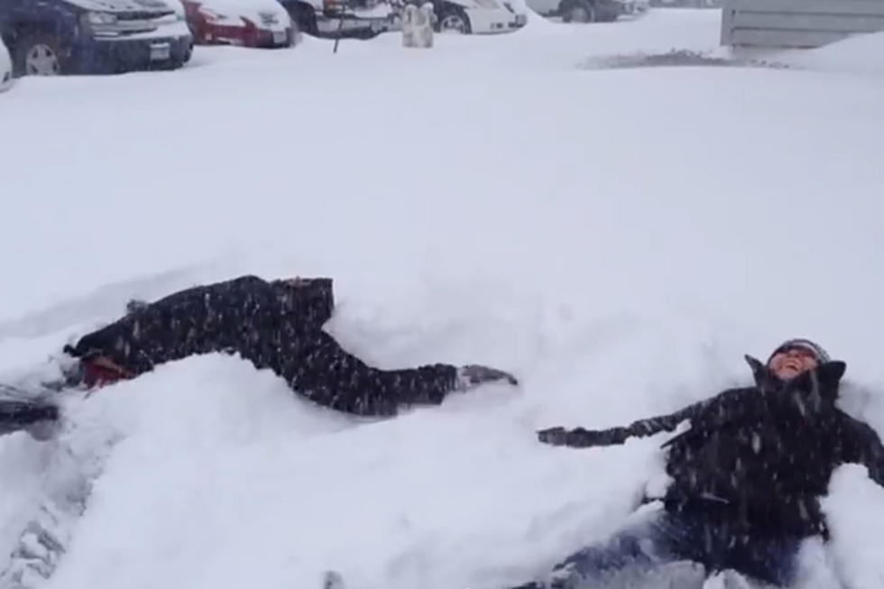 First Snow Angels of the Year [VIDEO]