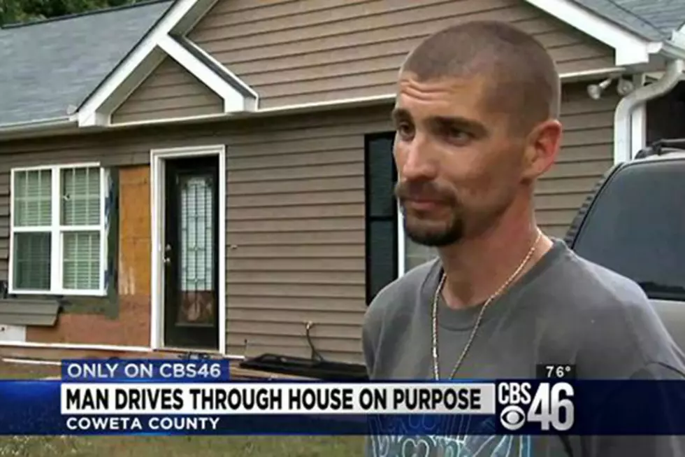 Man Drives Truck Through House on Purpose [VIDEO]