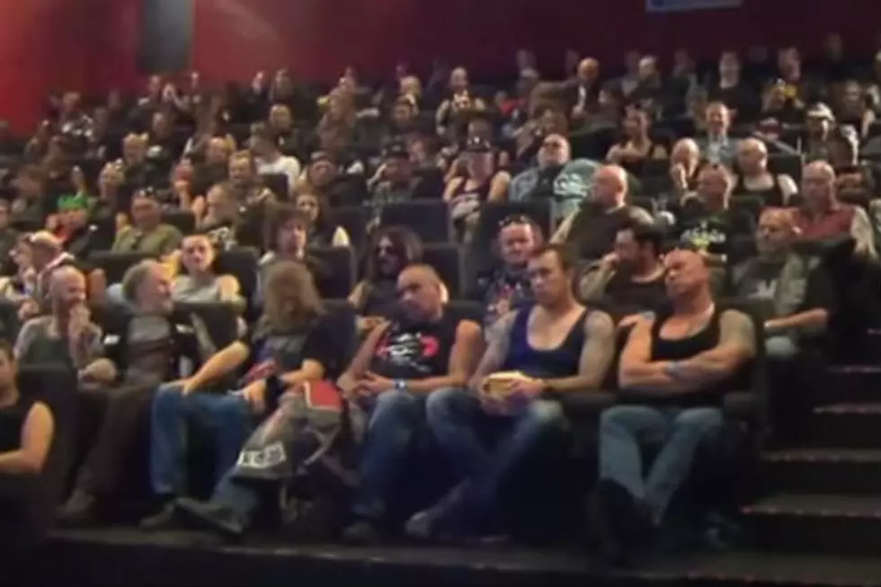 Would You Sit In A Theater Filled With Rough-Looking Bikers? [VIDEO]