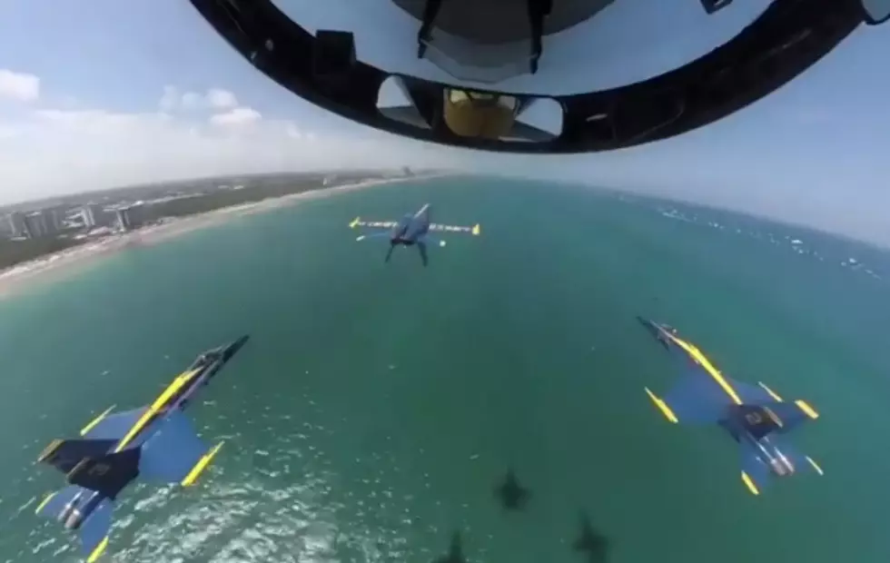 WATCH: Amazing View Of The Blue Angels