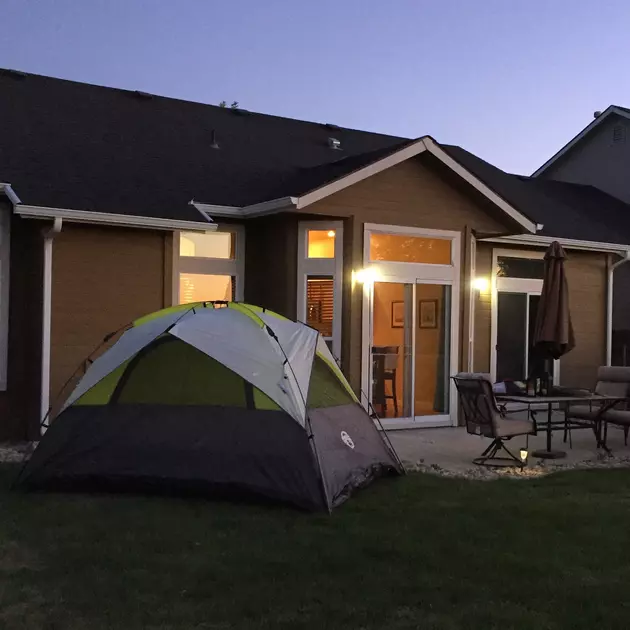Great Father + Son Activity: A Backyard Camp Out