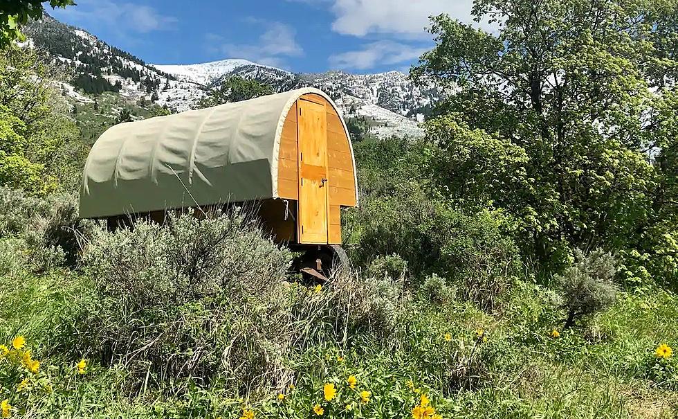 Idaho Glamping: Stay The Night in a Covered Wagon