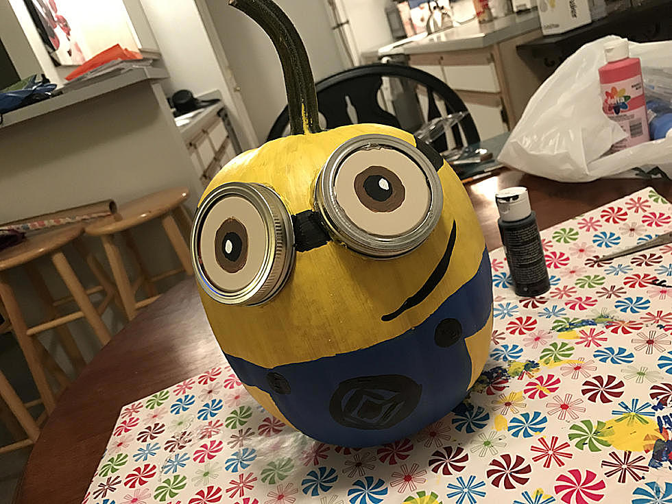 Following CDC Guidelines? Paint This Fun Minion Pumpkin at Home