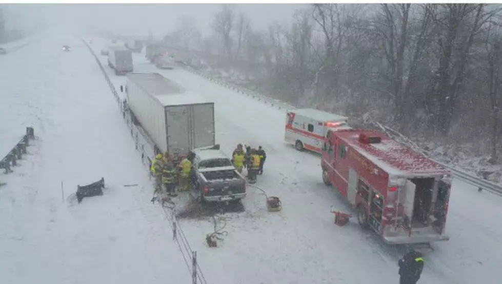 Snow Showers Trigger Three Chain Reaction Crashes on I-94 in Van Buren County