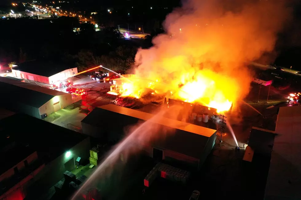 Portage Warehouse Catches Fire