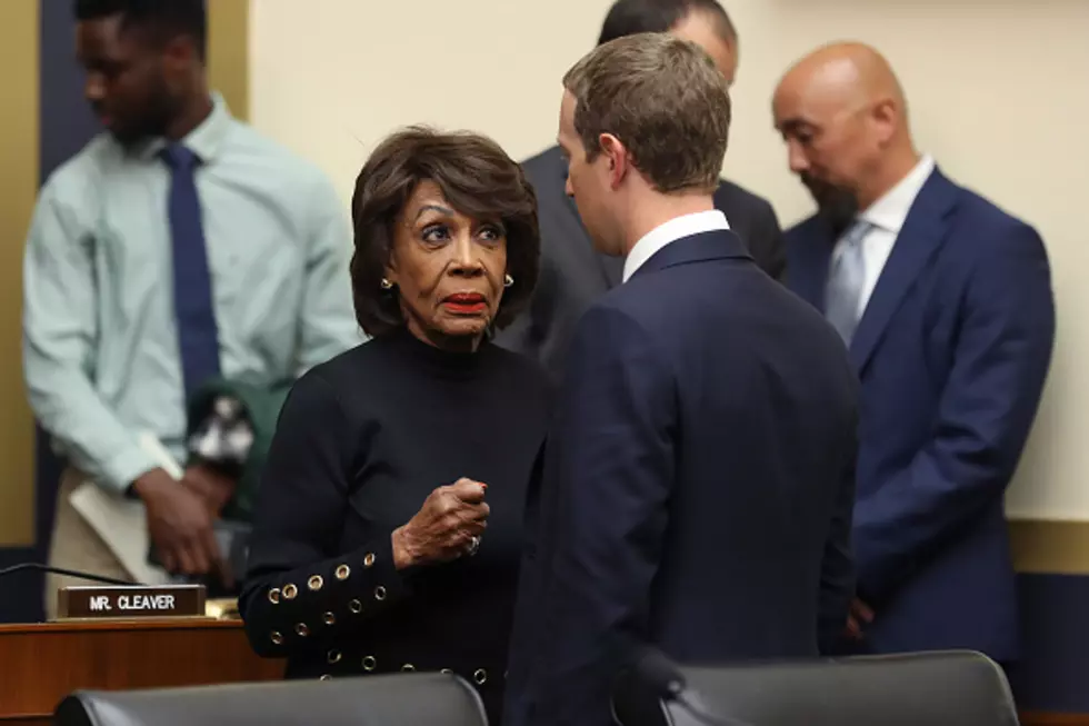 Rep. Maxine Waters Tried to Rake Facebook’s CEO Mark Zuckerberg Over the Coals for the Way Facebook Handles Political Ads.