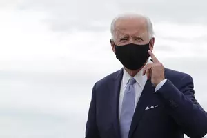 Steve Gruber, Joe Biden comes out of hiding after Democrats see the whole election caving in on them.