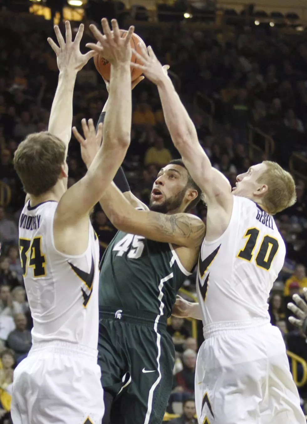 Trice Leads Second Half Rally, Spartans Cruise Past Hawkeyes