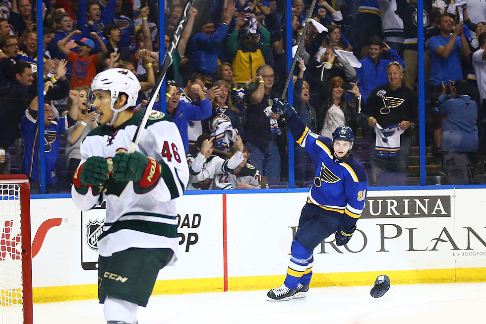 Wild Lose to Blues;  Series Moves to St Paul