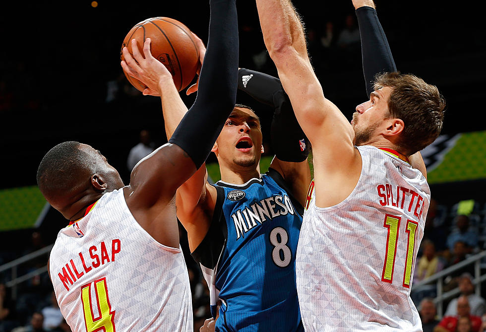 LaVine Leads Wolves Over Hawks 99-95