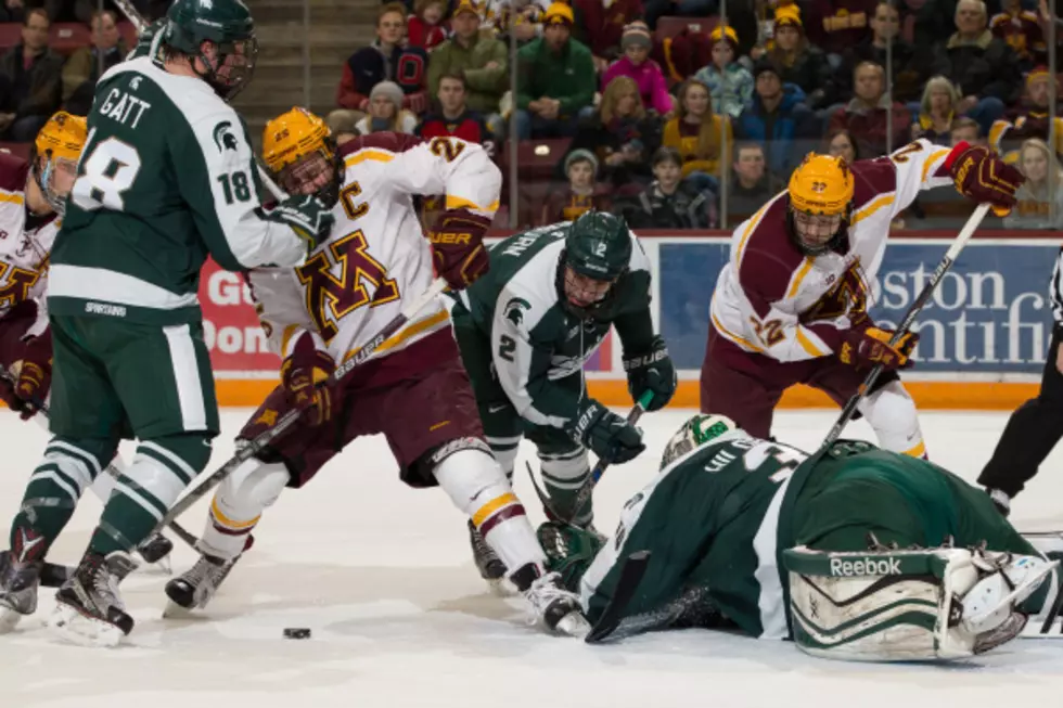 Gophers Skate Past Spartans at Mariucci