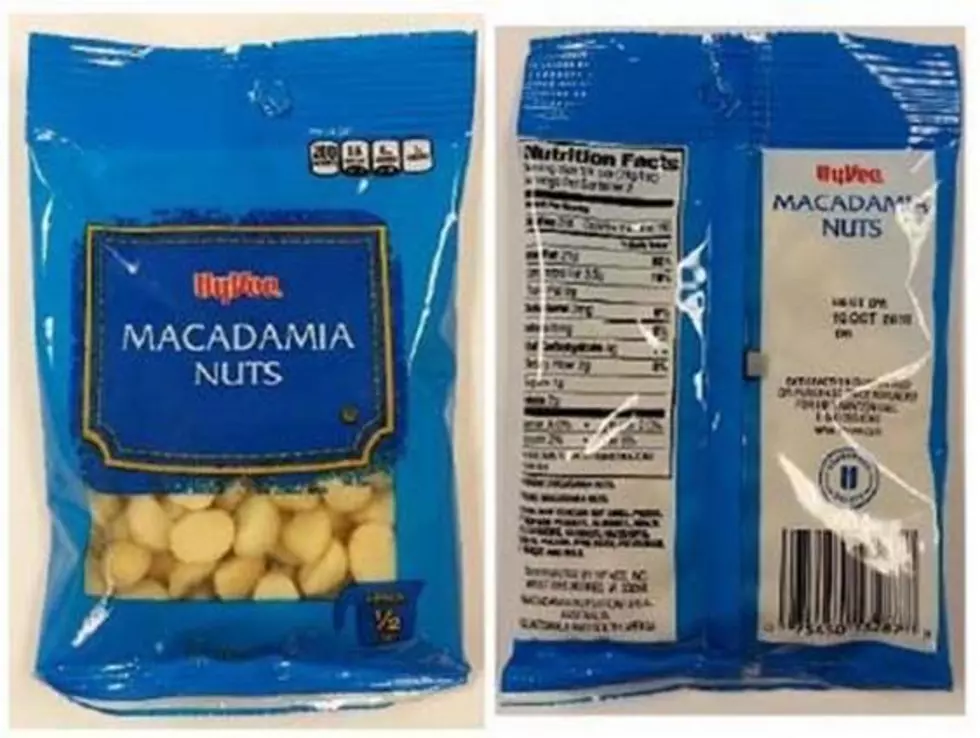 Hy-Vee, Target Recalling Macadamia Nuts