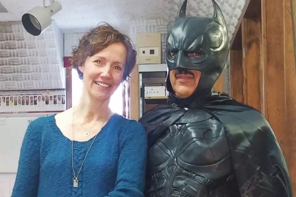 Batman Promotes Reading in Rochester Schools