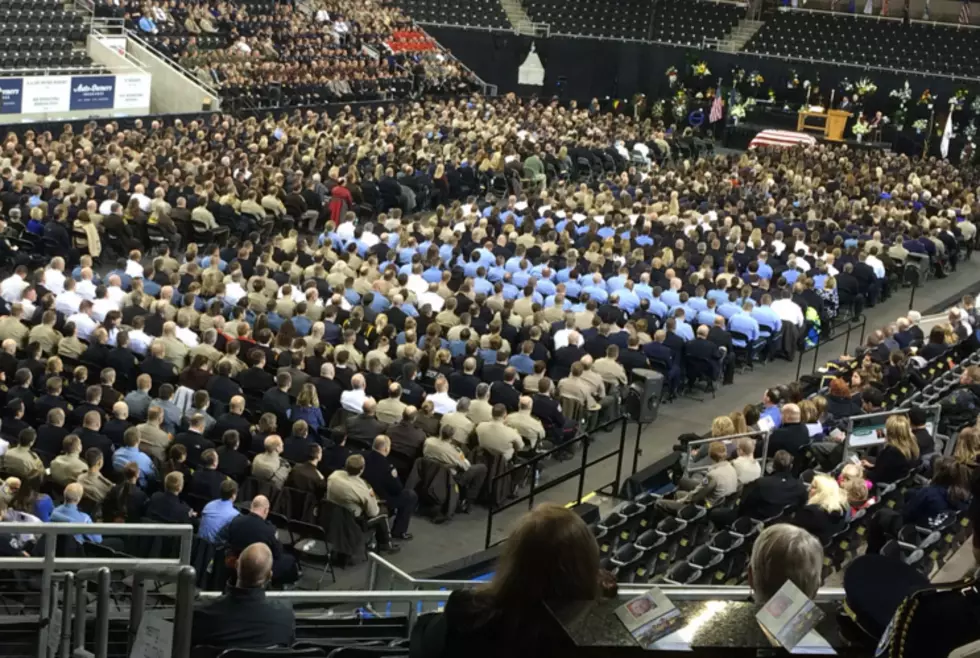 Thousands Attend Funeral for Fallen Officer