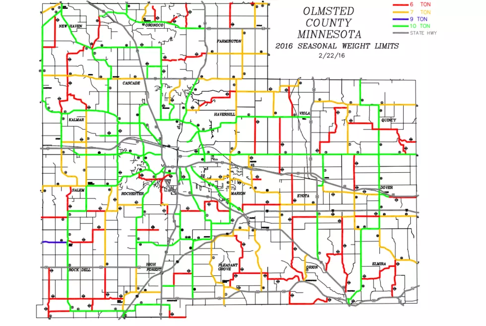 Spring Road Restrictions Posted in Olmsted County