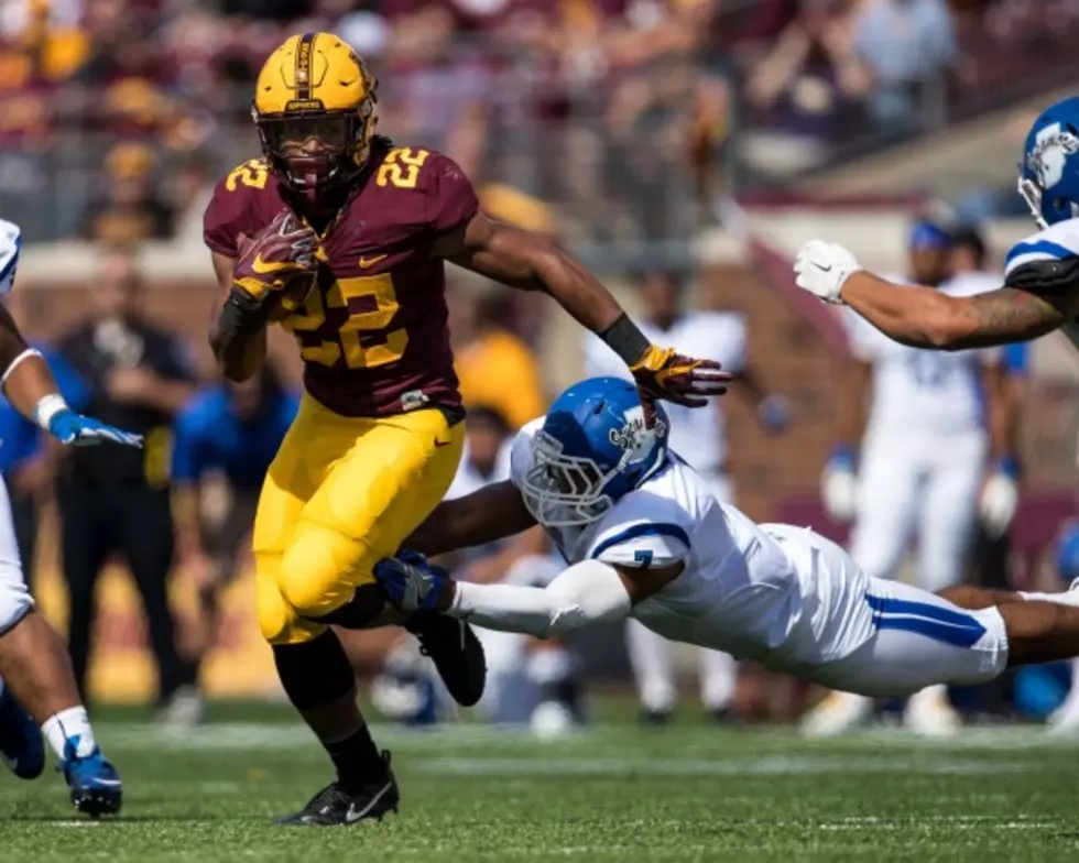 Gophers Roll Over Indiana State 58-28