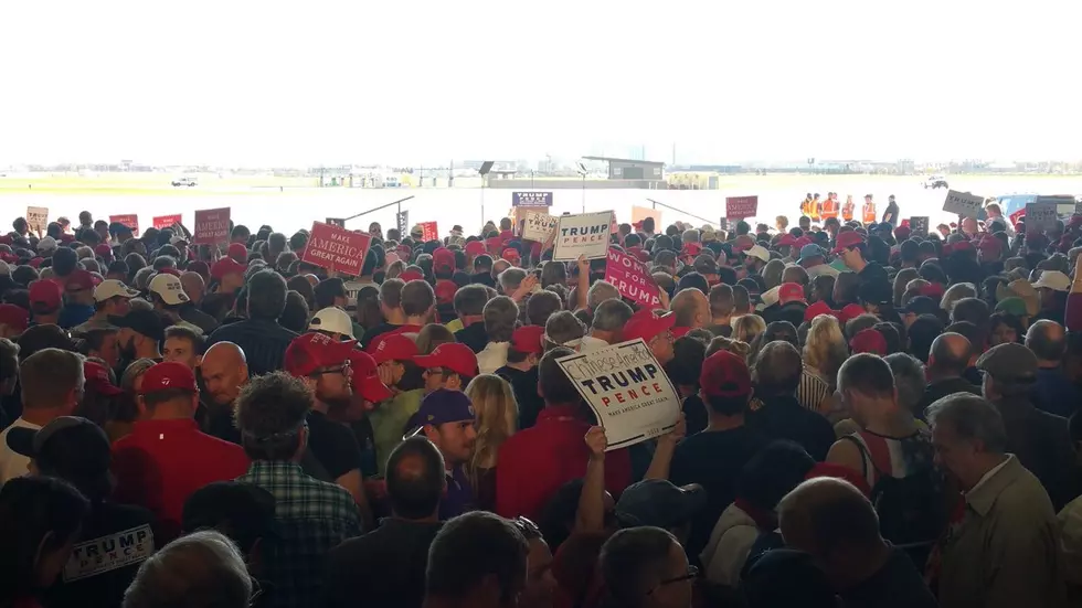 Trump Greeted by Thousands of Supporters at Twin Cities Airport