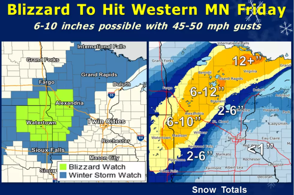 Winter Storm Headed to Minnesota; Should Miss Rochester