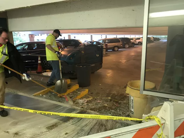 Car Crashes into Skyway in Rochester Parking Ramp