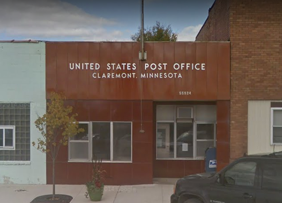 Claremont Post Office Falls Victim to Heavy Snow