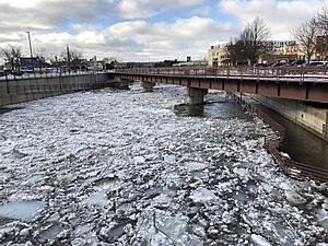 Even Downtown Rochester Impacted By Ice Jams