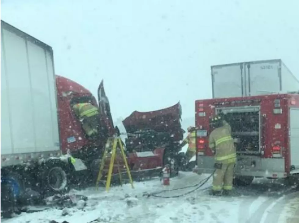 Multi-Truck Crash Temporarily Shut Down I-90 Near Rochester