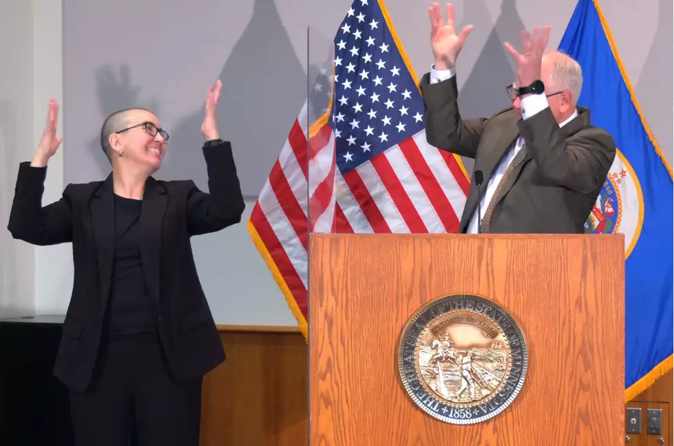 Gov Walz Thanks Woman Who Has Been At His Side During Pandemic