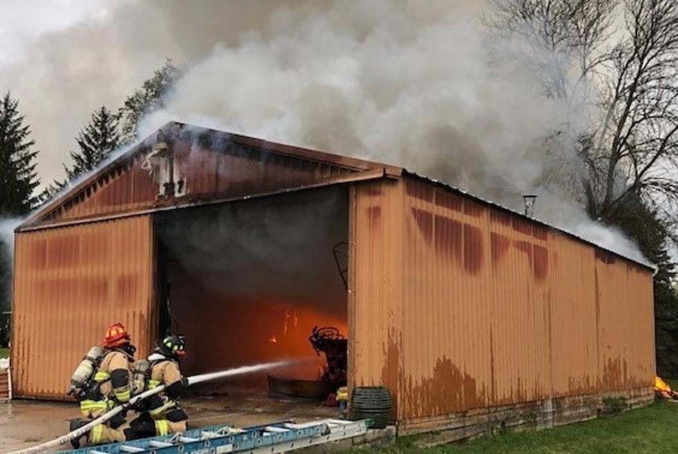 Rochester Firefighters Respond To Large Garage Fire