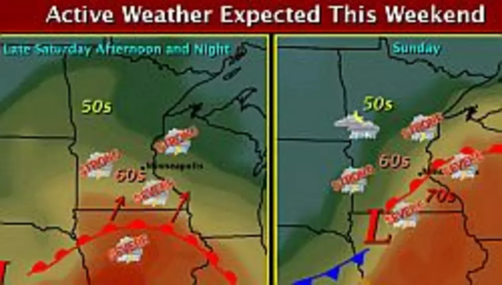 Strong Storms Possible Saturday Night, Sunday Night
