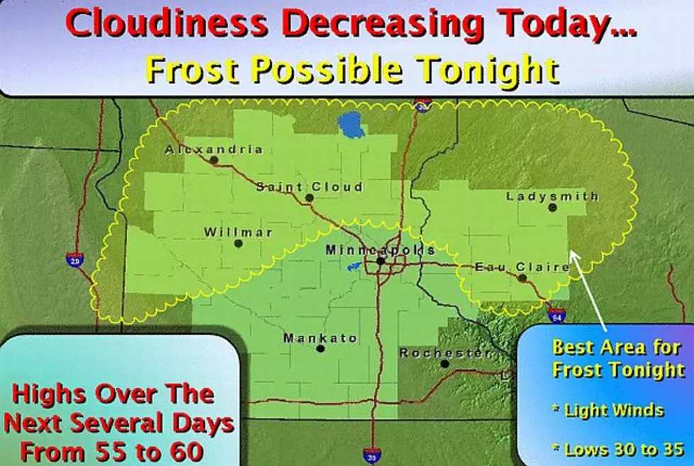 Frost Possible Wednesday, Thursday Mornings