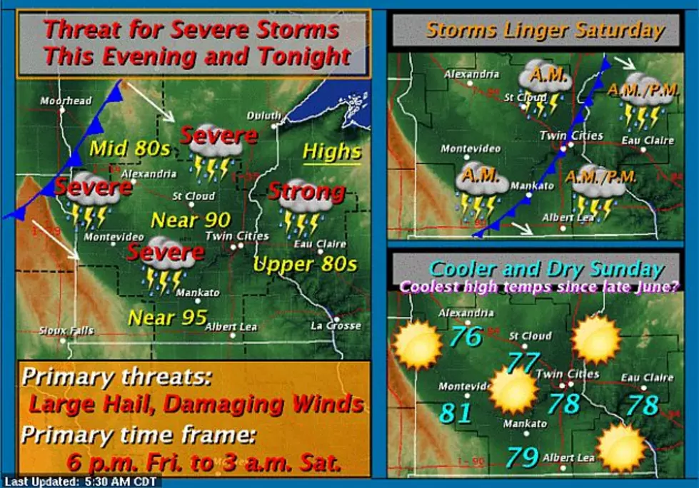 Strong Storms Possible Tonight