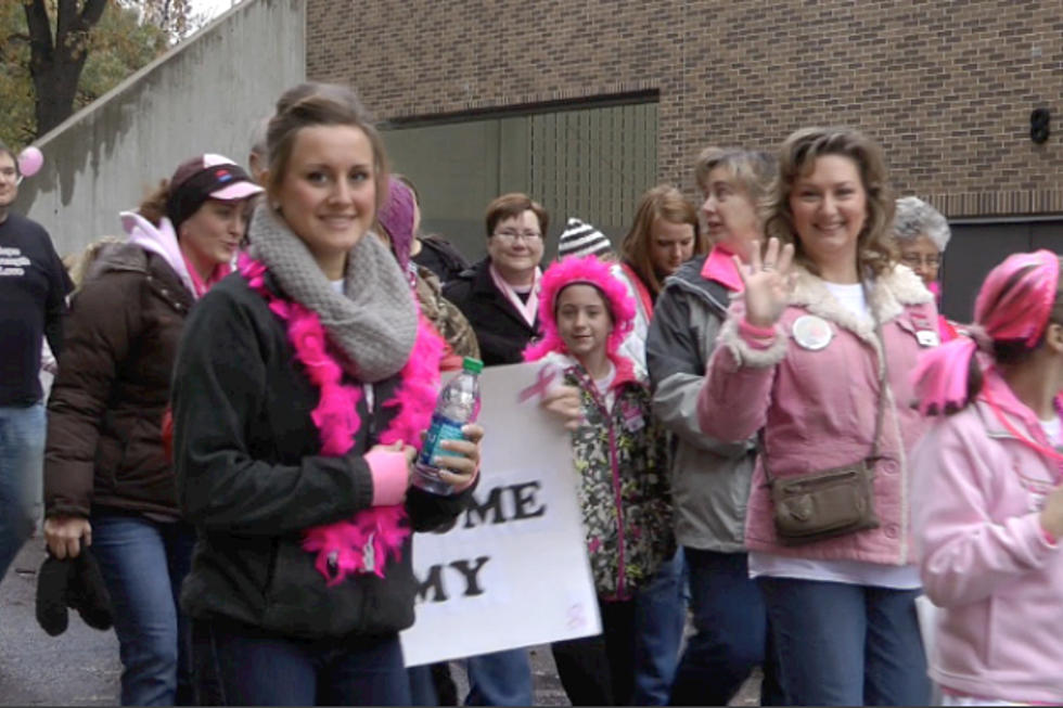 SCSU Hosts Making Strides Against Breast Cancer Walk [VIDEO]