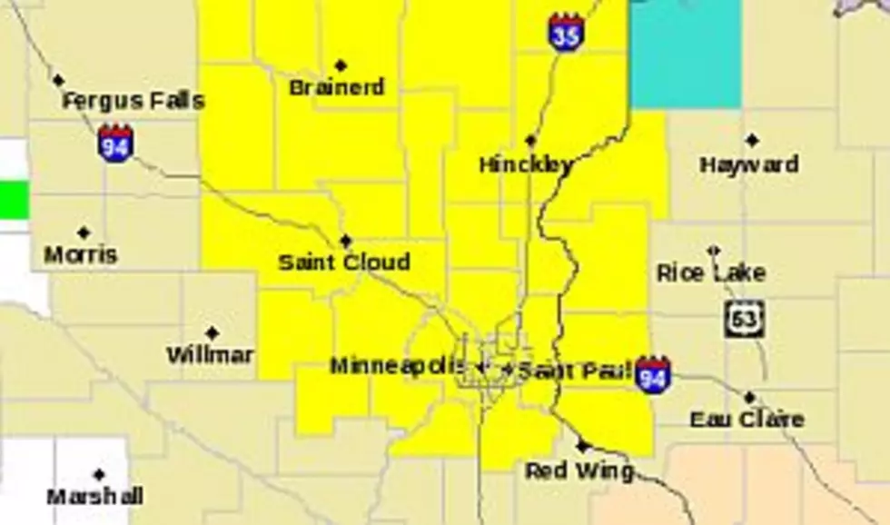 Tornado Watch Issued For Parts Of Central Minnesota Sunday Night
