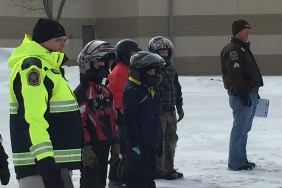 Kids Learn Safe And Smart Snowmobiling In Foley [VIDEO]