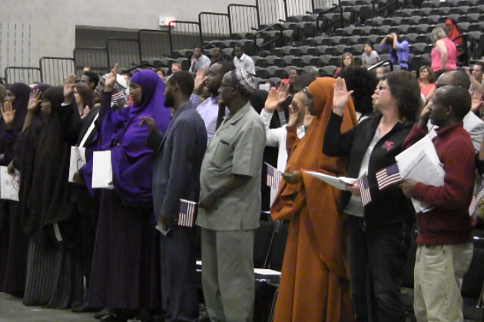 112 Immigrants Live Out Their Dream, Swear In As United States Citizens [VIDEO]