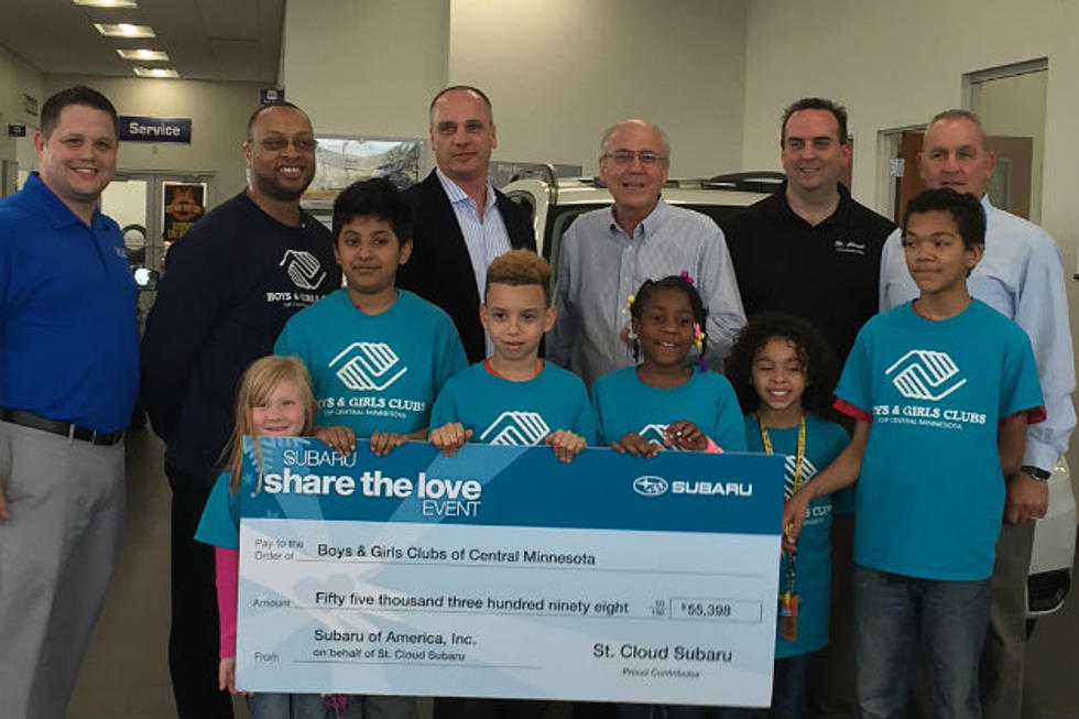 Boys and Girls Club Receives Over $55K from St. Cloud Subaru