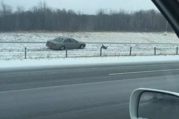 Snowfall Causing Slippery Roads, Crashes