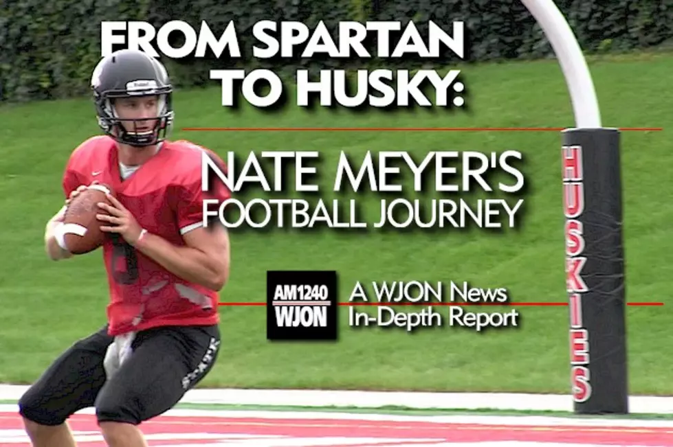 WJON In-Depth: From Spartan to Husky, Nate Meyer’s Football Journey  [VIDEO]