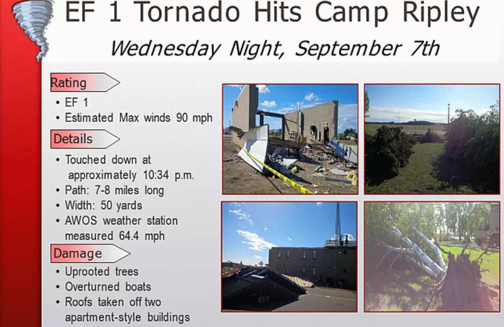 UPDATE: Tornado Touches Down At Camp Ripley