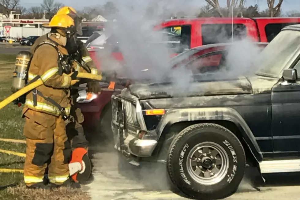 Fire Crews Battle St. Cloud Car Fire