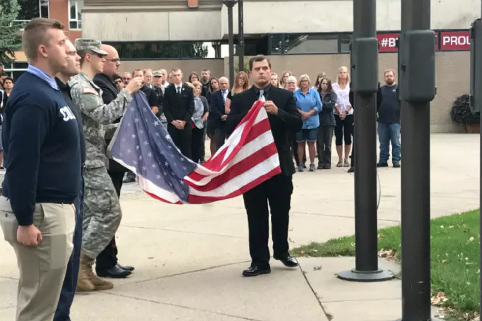 SCSU Holds Flag Raising Ceremony to Honor 9/11 Victims and Veterans