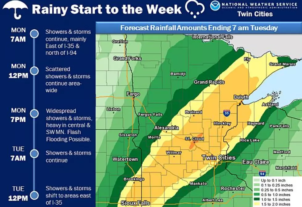 Flash Flood Watch Issued with Heavy Rain Likely