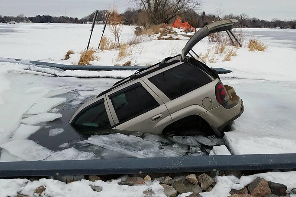 Teens Safe After Vehicle Falls Through The Ice