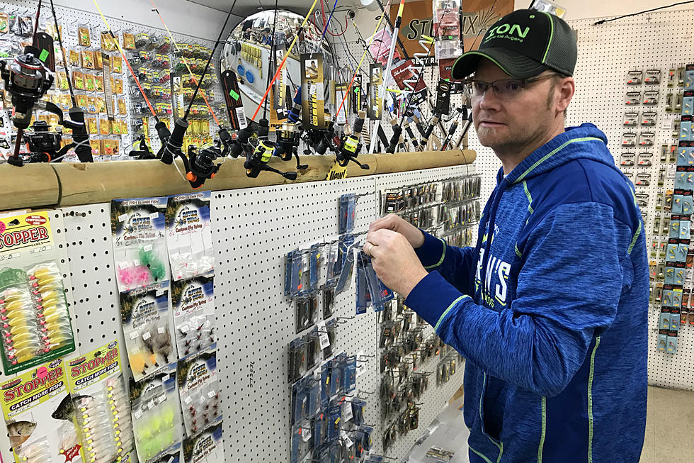 Bait Shop Owner Preparing for Busy Fishing Opener